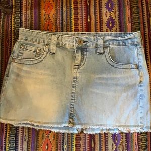 Mini Denim Skirt